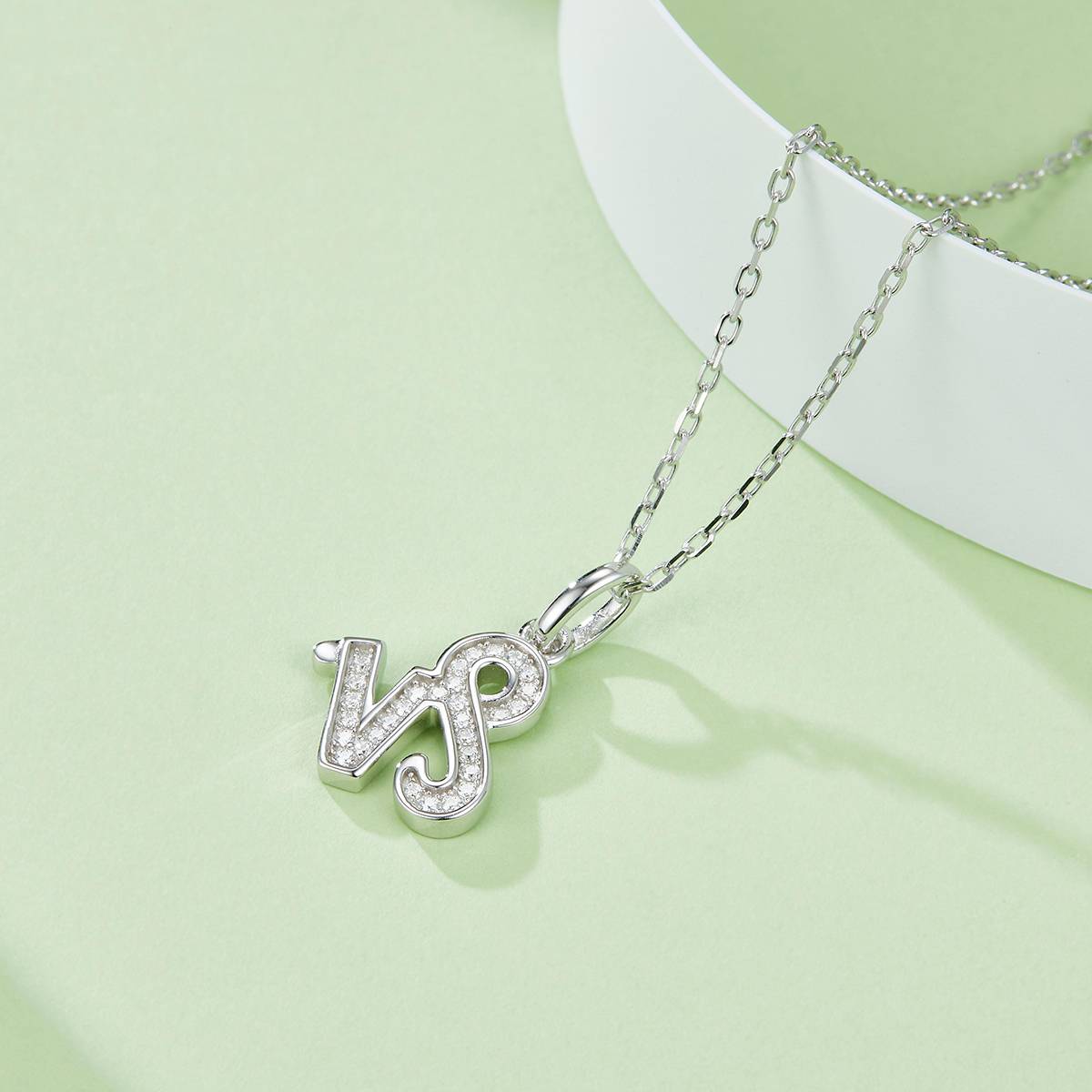 Capricorn Moissanite Necklace from the Twelve Constellations Series